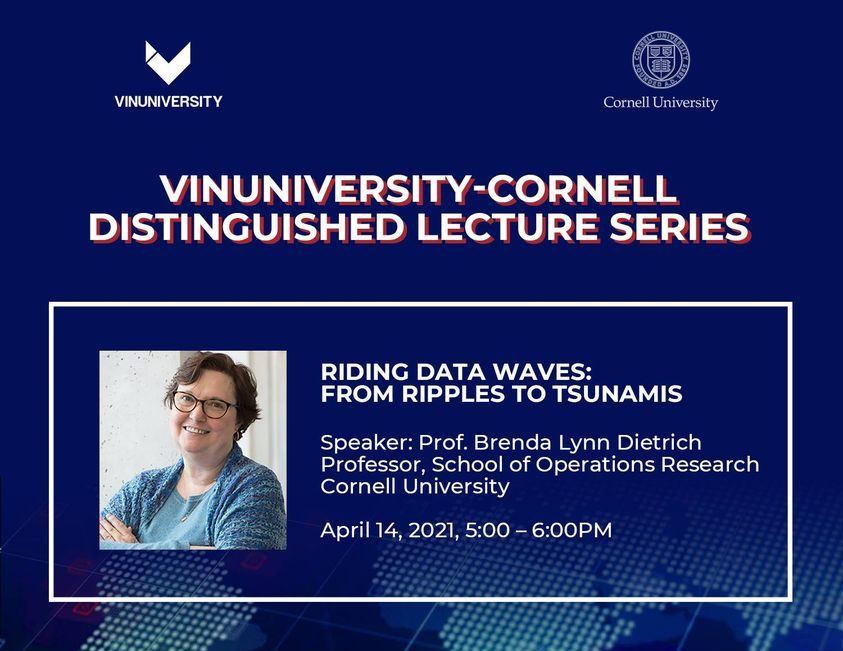 RIDING DATA WAVES: PROFESSOR BRENDA LYNN DIETRICH, CORNELL UNIVERSITY