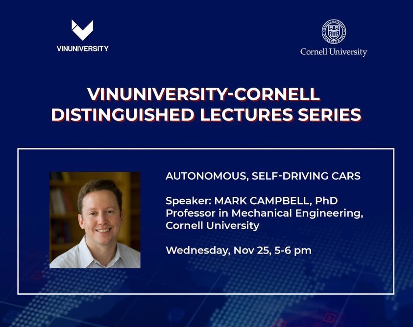 AUTONOMOUS, SELF-DRIVING CARS: PROFESSOR MARK CAMPBELL, CORNELL UNIVERSITY